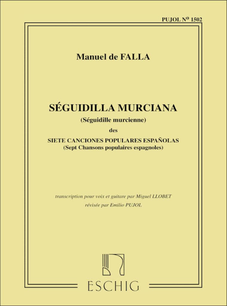 Seguidilla Murciades Siete Canciones Populares